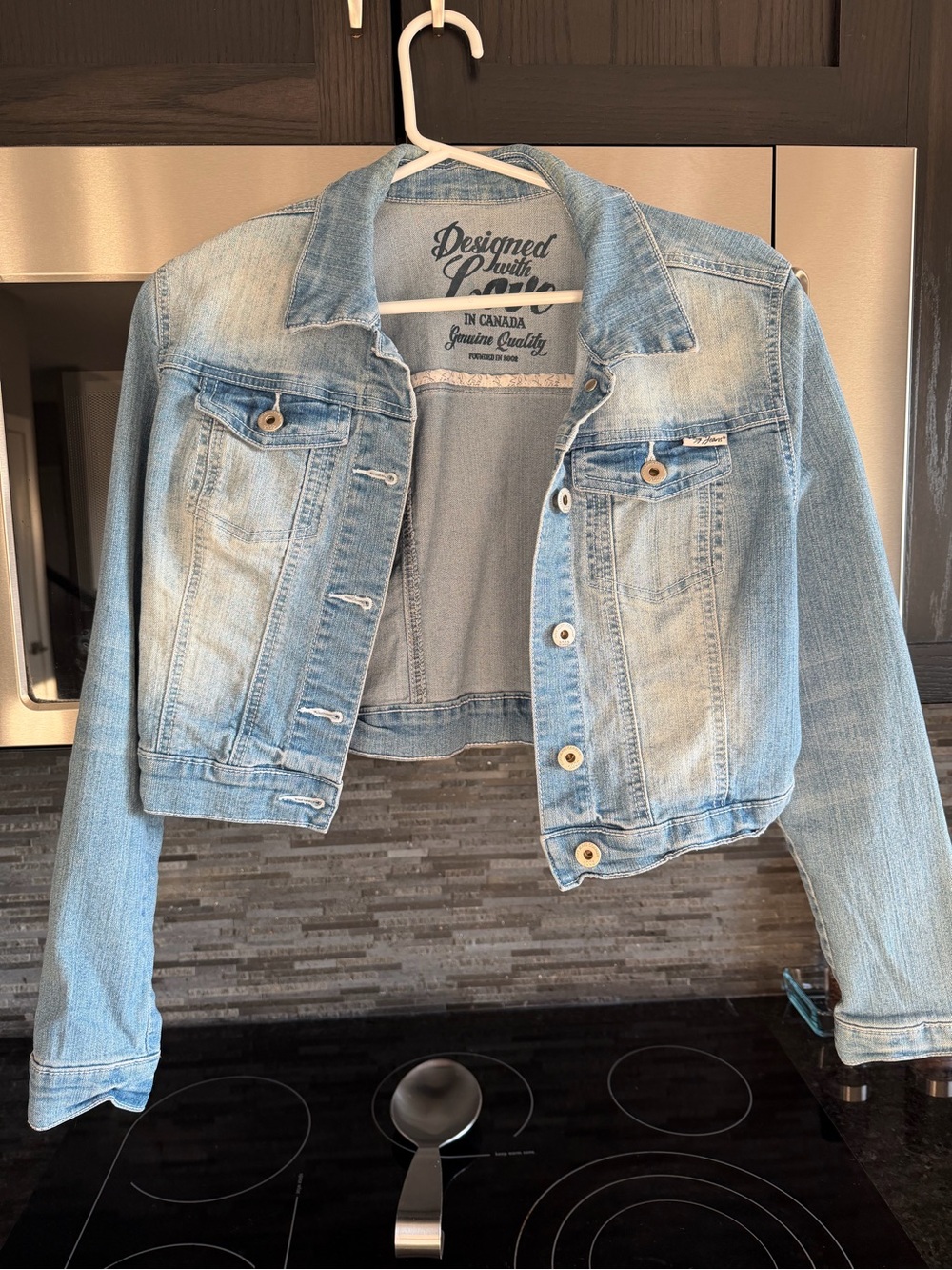 Designed with Pride Light Wash Denim Jean Jacket